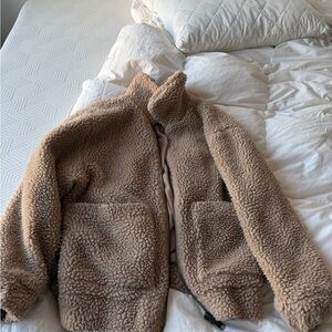 Garage Tan Teddy Jacket